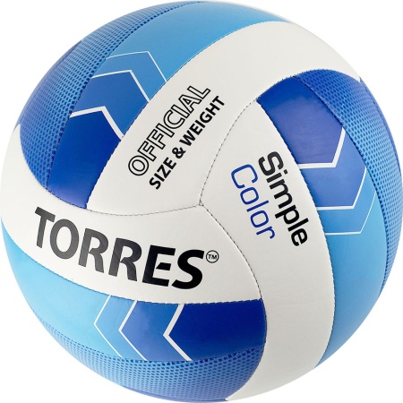 Купить Мяч волейбольный Torres Simple Color любительский р.5 в Мезени 
